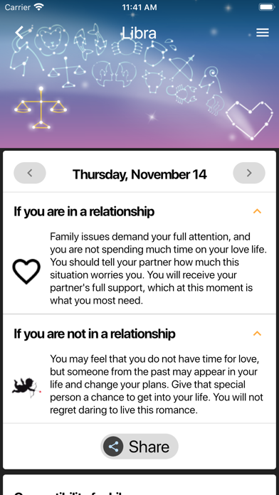Love Horoscope! screenshot 2