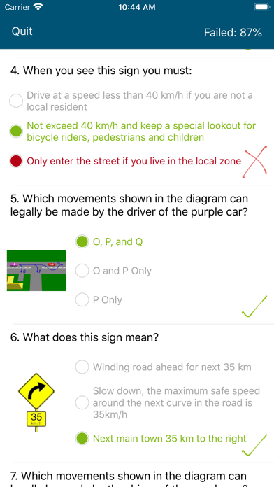 Driver licence test QLD Lite screenshot 3