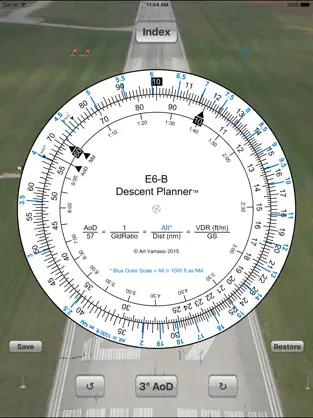 Screenshot 3 E6B Descent Planner iphone