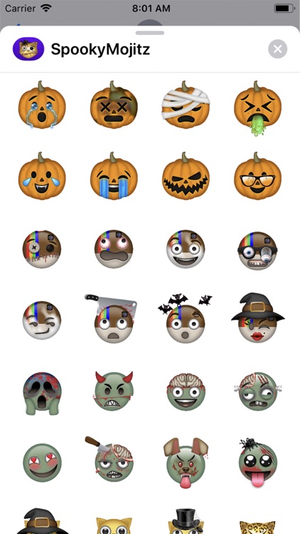 Mojitz- Halloween Stickers