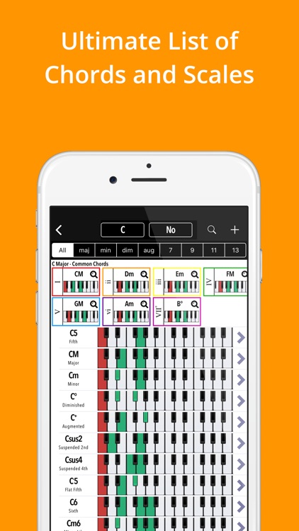Piano Companion PRO: chords screenshot-0