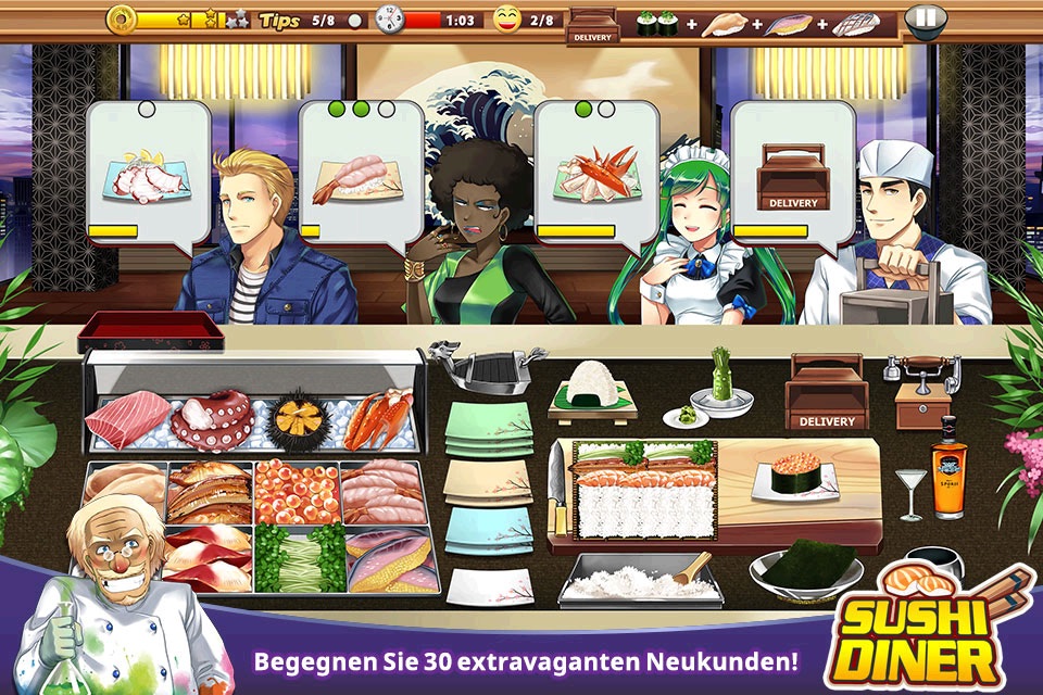 Sushi Diner – Fun Cooking Game screenshot 3