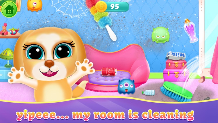 Pet Animal Hotel Cleanup Fun