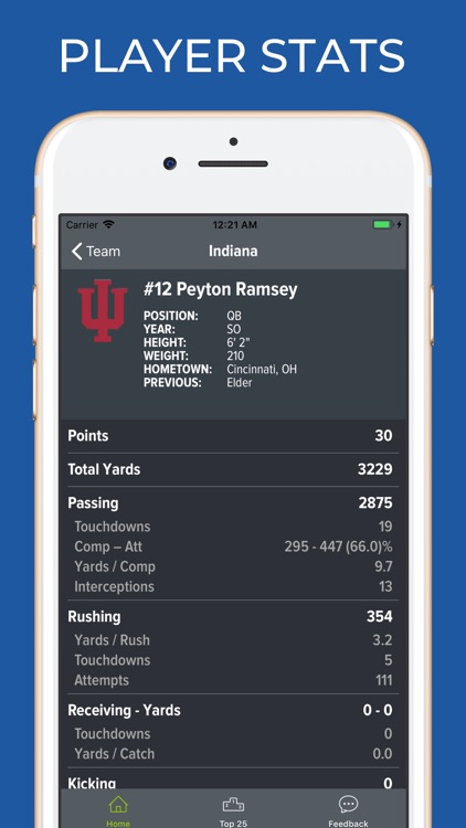 Indiana Football Schedules screenshot-3