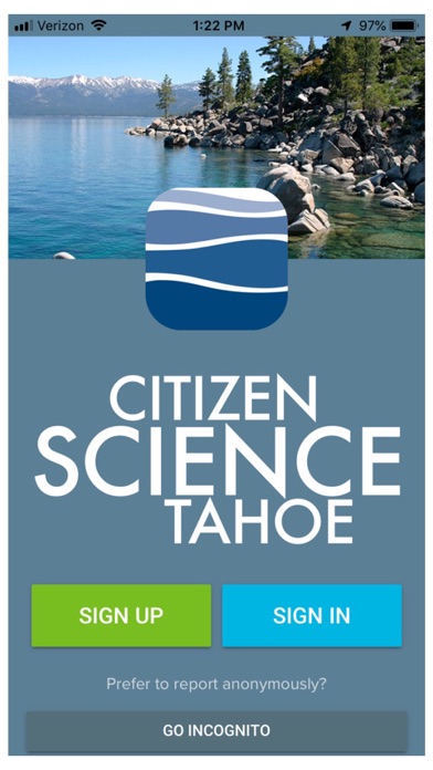 How to cancel & delete Citizen Science Lake Tahoe from iphone & ipad 1