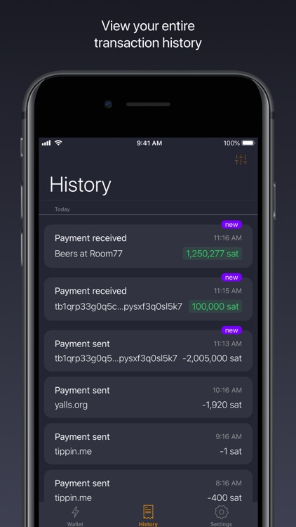 Zap: Bitcoin Lightning Wallet