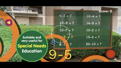 Math skills Subtraction - AR screenshot 4