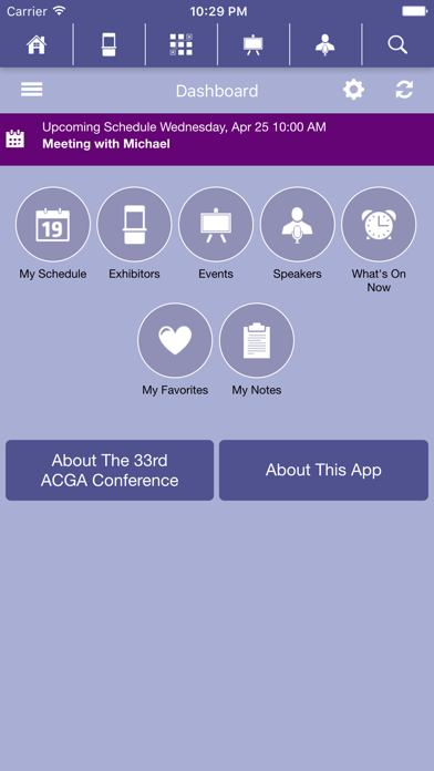 Screenshot #2 pour ACGA Conferences