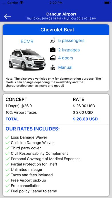 America Car Rental screenshot 3