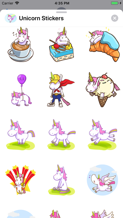 Unicorn Stickers ⋆ screenshot 3