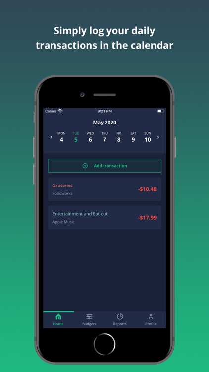 Moneyvest - Budget Planner