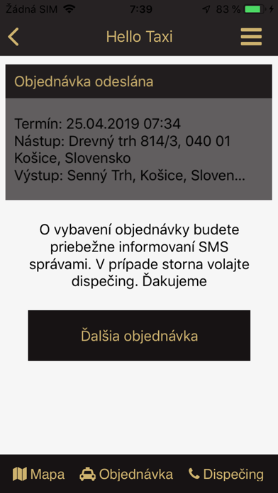 HELLO TAXI Košice screenshot 4