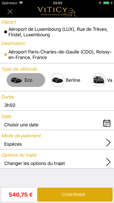 VITICY Chauffeur Privé VTC screenshot 4