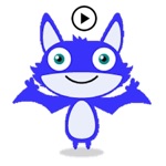Animated Little Bat Sticker
