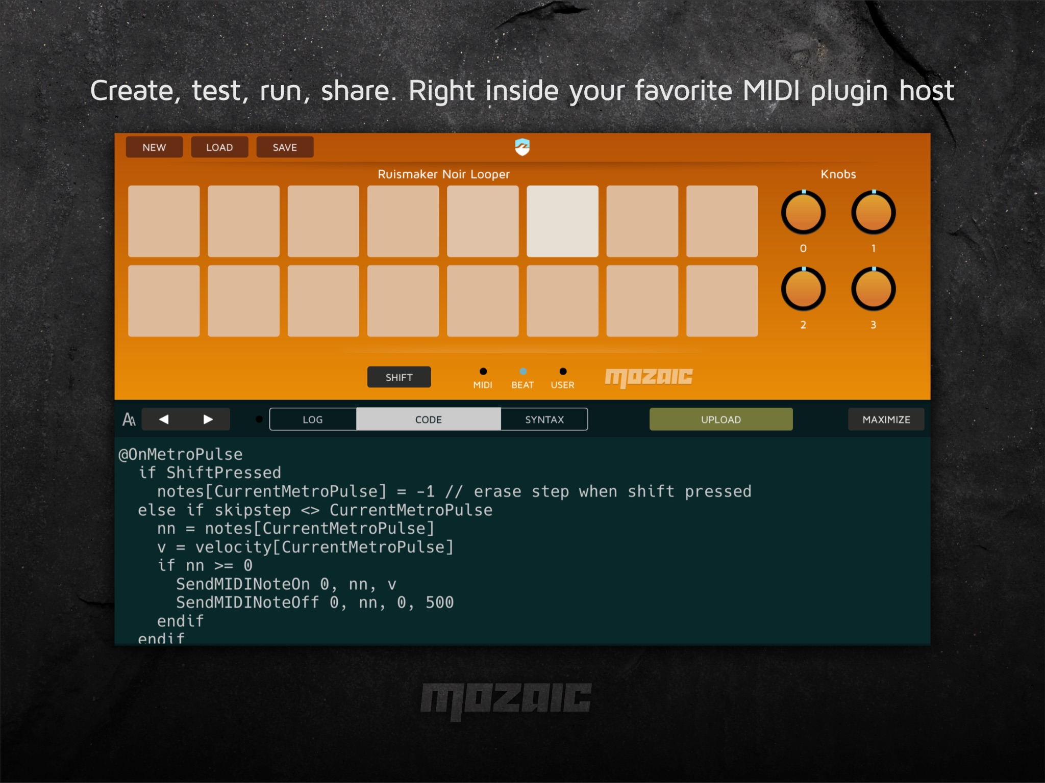 Mozaic Plugin Workshop screenshot 4