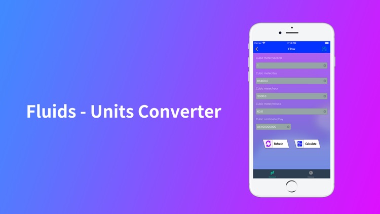 Fluids - Units Converter