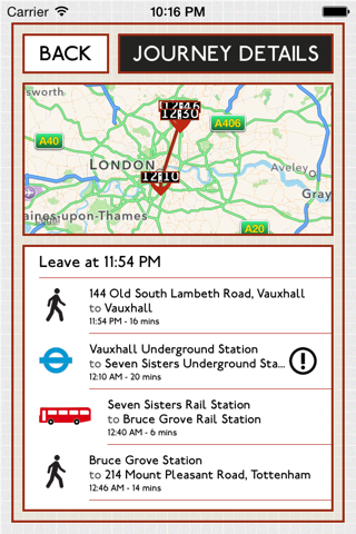 Leave London: Tube Train Times screenshot 2