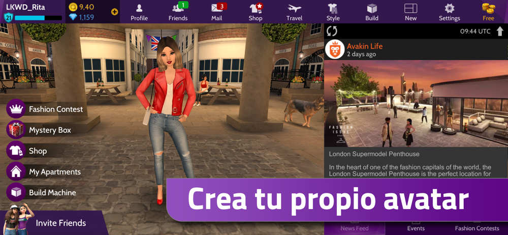 avakin whe yas pubblicità