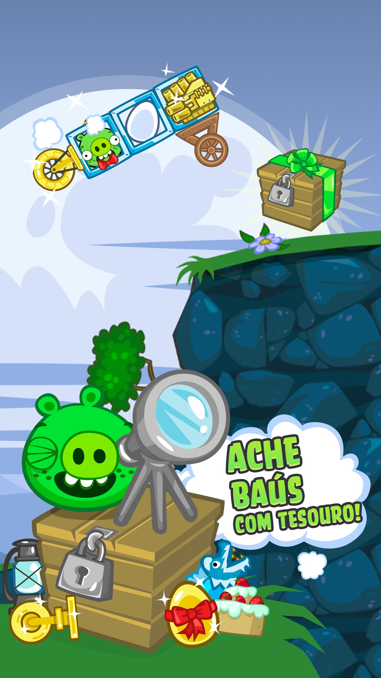 Screenshot do app Bad Piggies