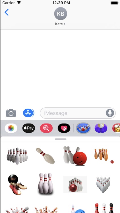 Bowling-Emojis Stickers