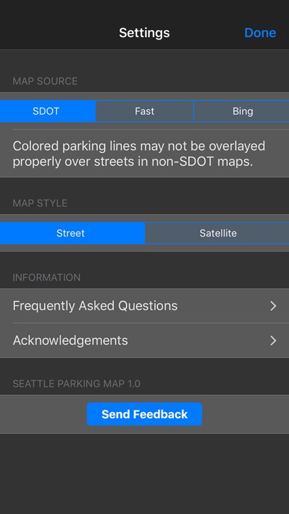 Community parking map