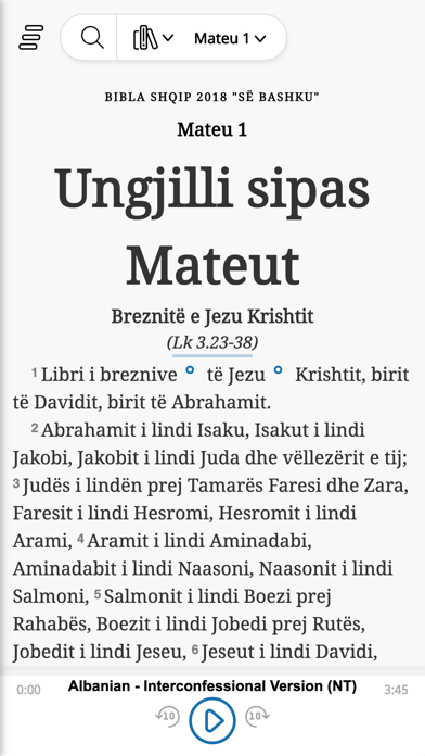 Bibla Shqip screenshot 2