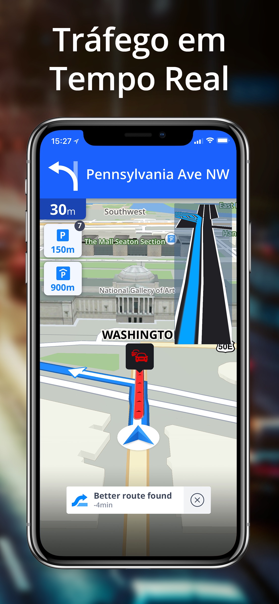Screenshot do app Sygic Navegação por GPS, Mapas