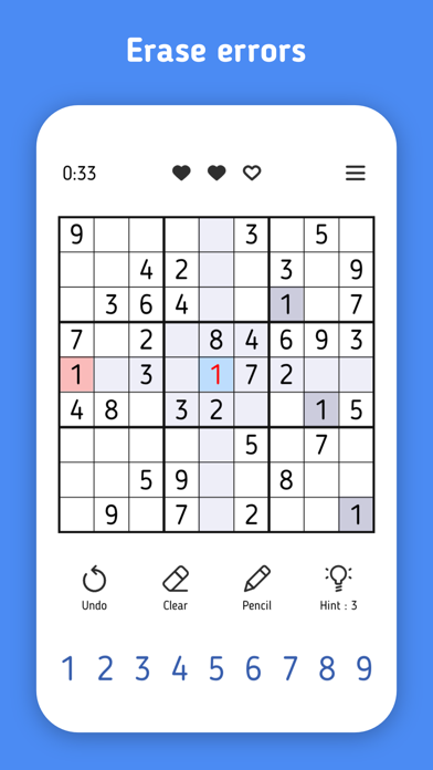 Sudoku - Numbers Puzzle Game screenshot 2
