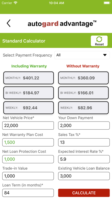 Autogard Car Loan Calculator screenshot 2