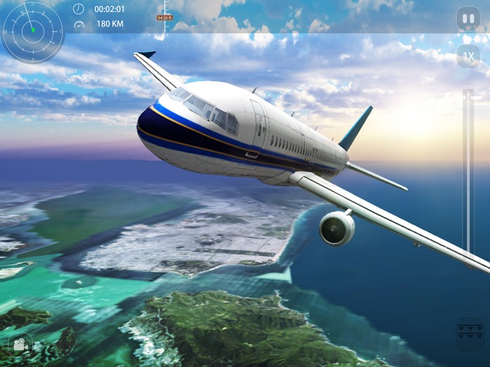 模拟飞行翱翔：飞机飞行模拟器