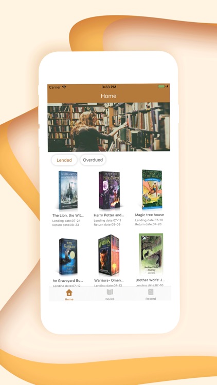 Small library-Debit management