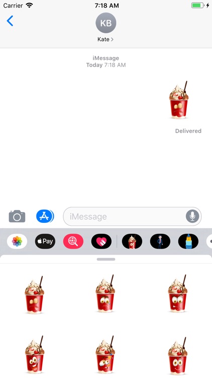 Summer Ice Amused Sticker