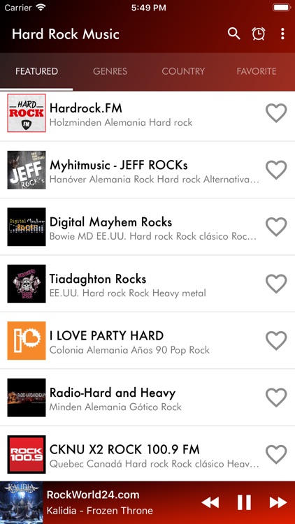 Hard Rock Music