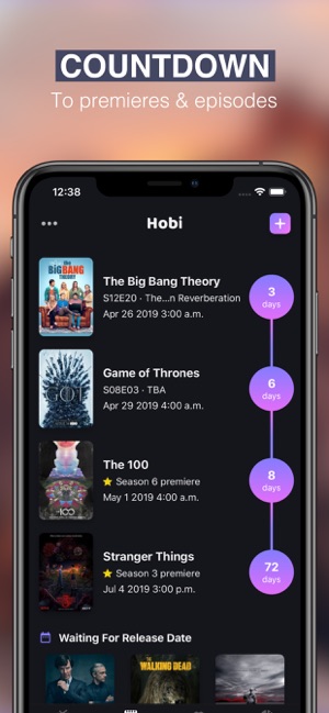 Hobi: TV Show Tracker & Trakt(圖2)-速報App