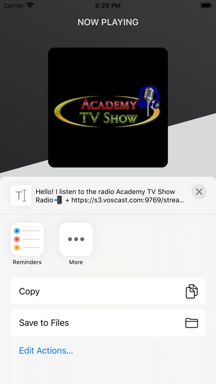 Academy TV Show Radio screenshot-3