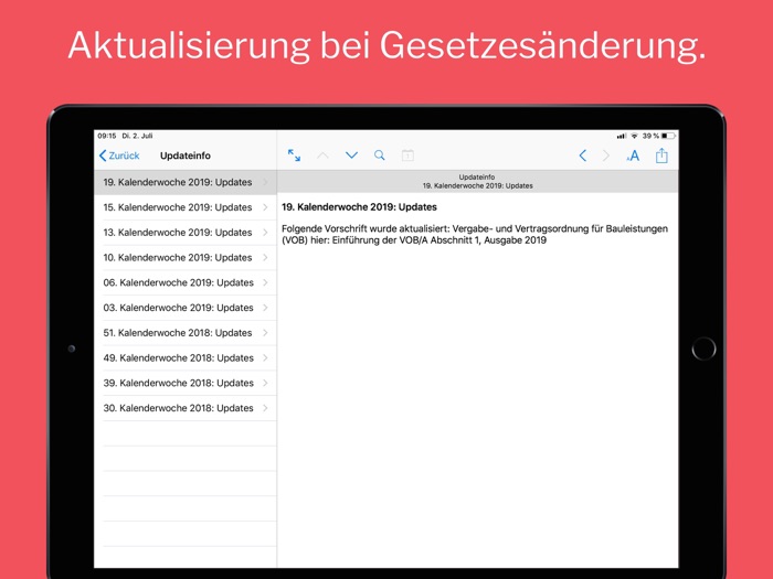 VOB/A und VOB/B, BauR, HOAI