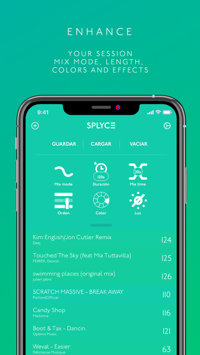 Splyce - fancy music player with audio & visual magical powers Screenshot 2