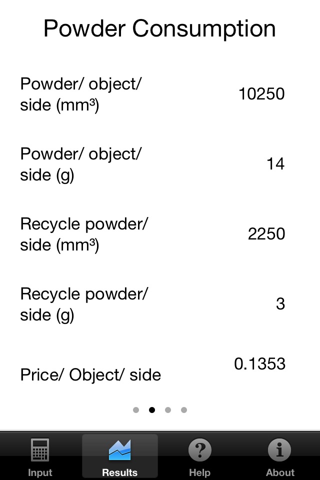 Powder Calculator screenshot 2