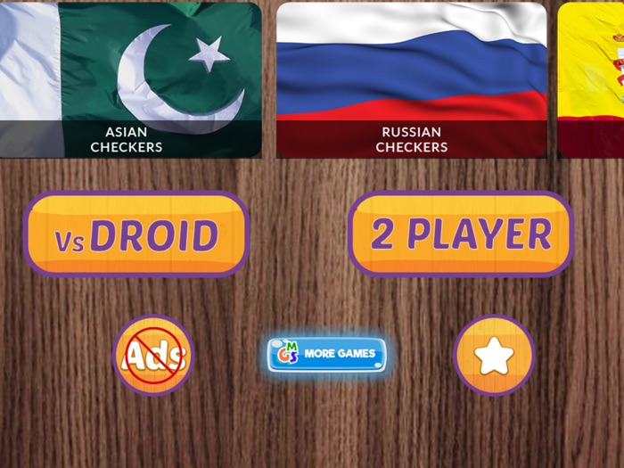 Checkers Master Board Game