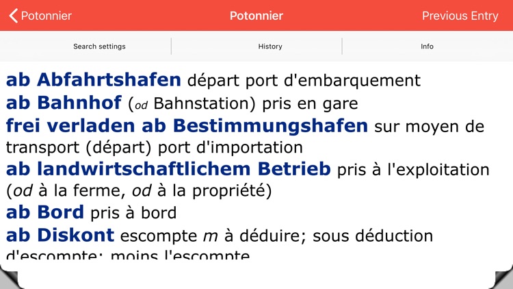 Dictionary of Economy DE-FR screenshot-3