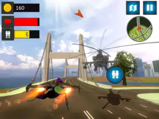 Captura de Pantalla 2 Rope Stickman: Swinging Hero iphone