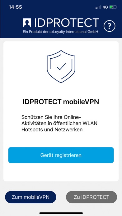 IDPROTECT mobileVPN screenshot 2