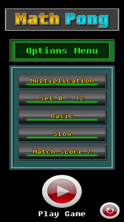 Mathcade - Math Pong