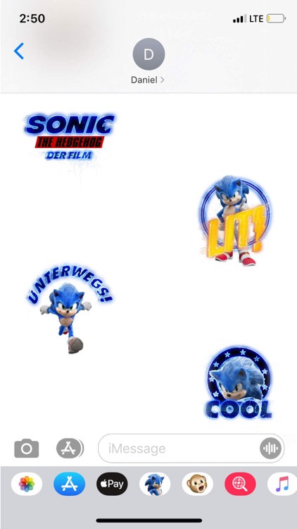 Offizielles SONIC Sticker Pack