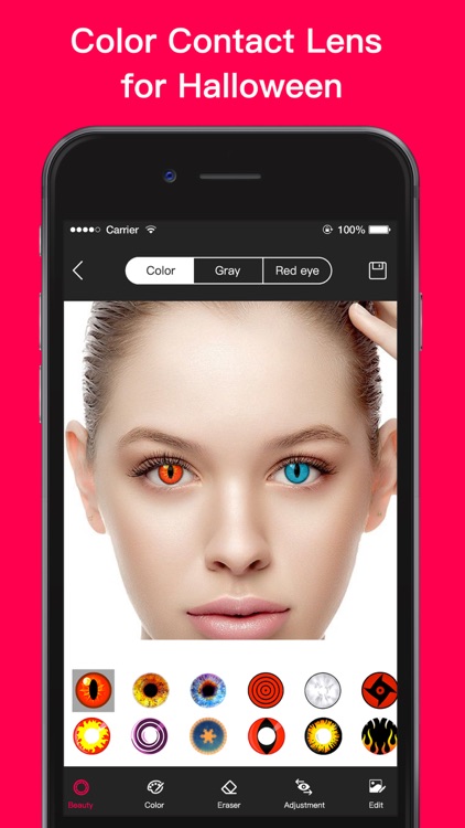 Magic Eye Color-Face Makeup screenshot-6