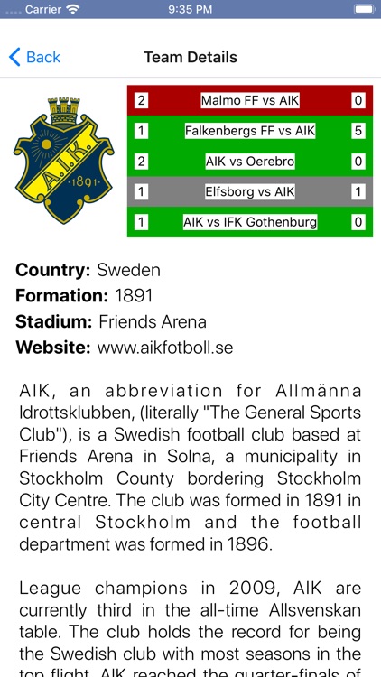 InfoLeague Swedish Division