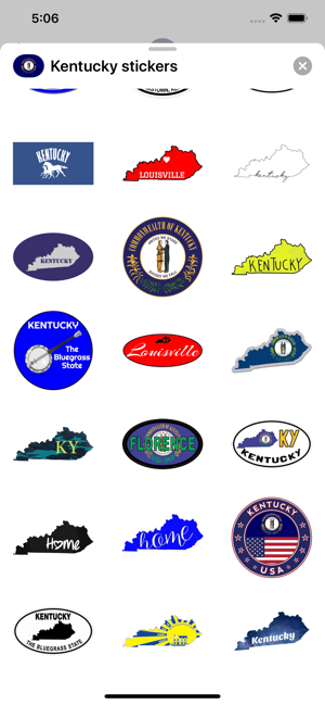 Kentucky emojis - USA stickers(圖3)-速報App