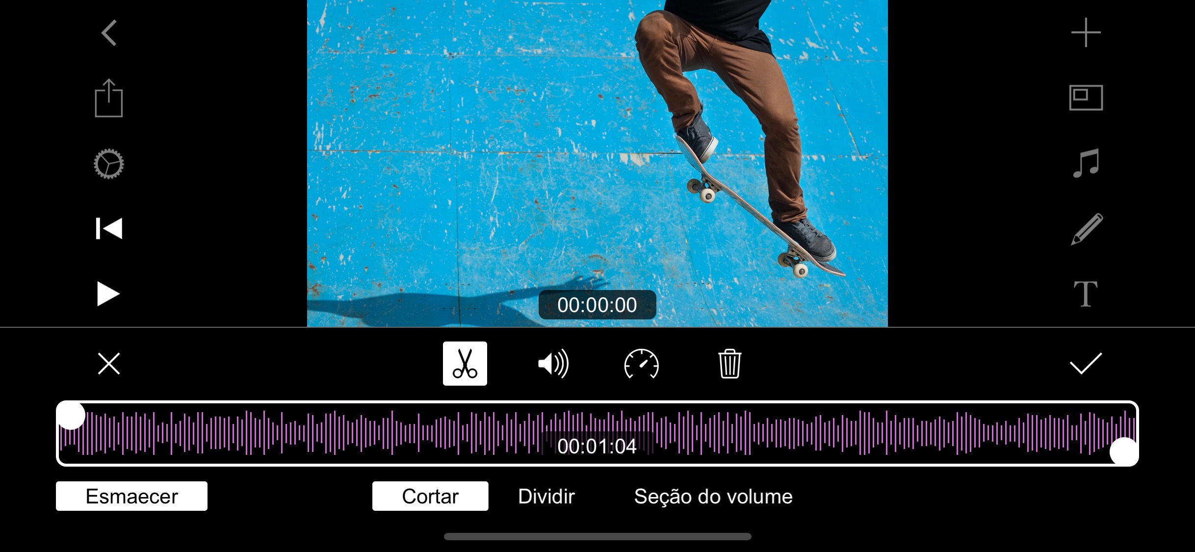 Screenshot do app Filmmaker Pro Editor de Vídeos