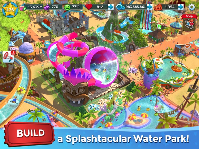 Rollercoaster Tycoon Touch On The App Store - water park world beta roblox
