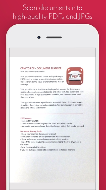 Cam to PDF - Document Scanner